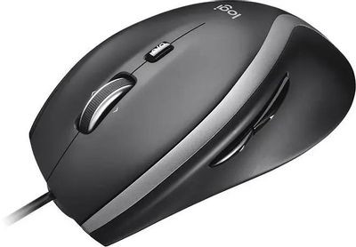 Мышь Logitech M500s, оптическая, проводная, USB, черный и серебристый [910-005784]