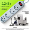 Сетевой фильтр Ippon NF-EU-1.8-10, 1.8м, черный
