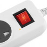 Сетевой фильтр POWERCOM SP-06W, 3м, белый/серый