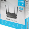 Wi-Fi роутер D-Link DIR-820/RU/A1A, AC1200, черный