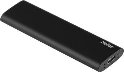 Внешний диск SSD NETAC Z Slim NT01ZSLIM-500G-32BK, 500ГБ, черный