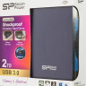 Внешний диск HDD Silicon Power Armor A80, 2ТБ, синий [sp020tbphda80s3b]