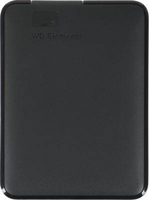 Внешний диск HDD WD Elements Portable WDBUZG0010BBK-WESN, 1ТБ, черный