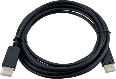 Кабель Display Port DisplayPort (m) (прямой) - DisplayPort (m) (прямой), GOLD , 5м, черный