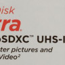 Карта памяти microSDXC UHS-I Sandisk Ultra 128 ГБ, 100 МБ/с, Class 10, SDSQUNR-128G-GN6MN, 1 шт., без адаптера