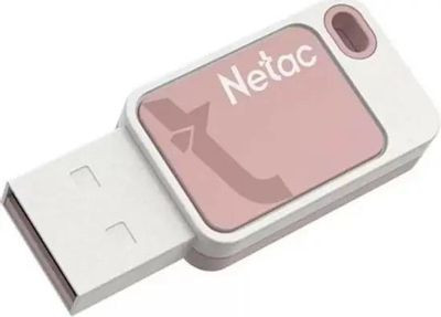Флешка USB NETAC UA31 16ГБ, USB2.0, розовый [nt03ua31n-016g-20pk]