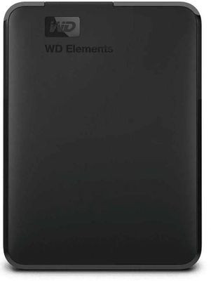 Внешний диск HDD WD Elements Portable WDBU6Y0050BBK-WESN, 5ТБ, черный