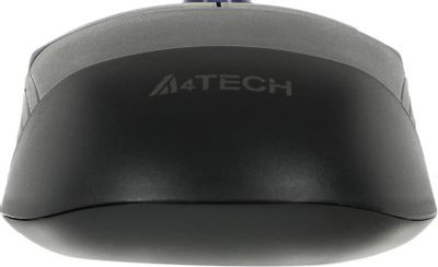 Мышь A4TECH Fstyler FG10, оптическая, беспроводная, USB, черный и серый [fg10 grey]