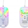 Мышь XTRFY MZ1, игровая, оптическая, проводная, USB, белый [mz1-rgb-white-tp]
