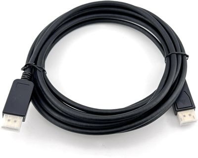 Кабель Display Port V1.1, DisplayPort (m) (прямой) - DisplayPort (m) (прямой), GOLD , 5м, черный
