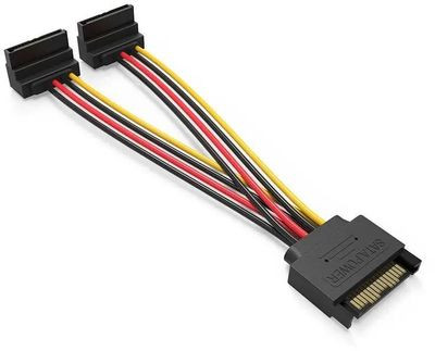 Кабель SATA VENTION KDBBB, SATA - SATA (угловой), круглое, 0.15м