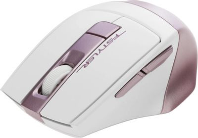 Мышь A4TECH Fstyler FG35, оптическая, беспроводная, USB, розовый и белый [fg35 pink]