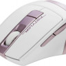 Мышь A4TECH Fstyler FG35, оптическая, беспроводная, USB, розовый и белый [fg35 pink]