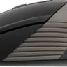 Мышь A4TECH Fstyler FM10, оптическая, проводная, USB, черный и серый [fm10 grey]