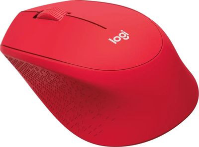 Мышь Logitech M280, оптическая, беспроводная, USB, красный [910-004308]