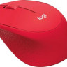 Мышь Logitech M280, оптическая, беспроводная, USB, красный [910-004308]