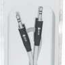 Кабель GREENCONNECT GCR-54781, Jack 3.5 (m) (прямой) - Jack 3.5 (m) (прямой), GOLD , круглое, 5м, пакет, черный