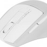 Мышь A4TECH Fstyler FG30S, оптическая, беспроводная, USB, белый и серый [fg30s white]