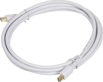 Кабель 1.2v, miniDisplayPort (m) - miniDisplayPort (m), GOLD , 2м, белый