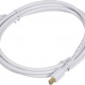 Кабель 1.2v, miniDisplayPort (m) - miniDisplayPort (m), GOLD , 2м, белый