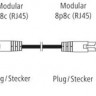 Кабель сетевой HAMA H-200916, RJ-45 (f) (прямой) - RJ-45 (m) (прямой), 3м, серый [00200916]