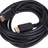 Кабель Display Port 1.2v, DisplayPort (m) - DisplayPort (m), GOLD , 5м, черный