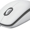 Мышь Logitech M100, оптическая, проводная, USB, белый и черный [910-006764]