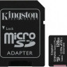 Карта памяти microSDXC UHS-I U1 Kingston Canvas Select Plus 128 ГБ, 100 МБ/с, Class 10, SDCS2/128GB, 1 шт., переходник SD