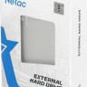 Внешний диск HDD NETAC K338, 1ТБ, серебристый [nt05k338n-001t-30sl]