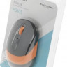 Мышь A4TECH Fstyler FG10S, оптическая, беспроводная, USB, черный и оранжевый [fg10s orange]