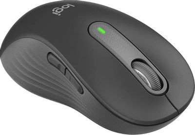 Мышь Logitech M650 Large Left, оптическая, беспроводная, USB, графитовый [910-006239]