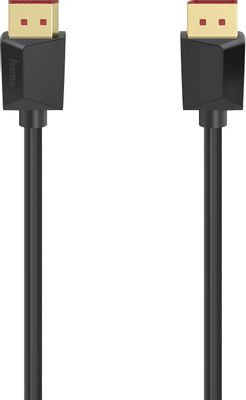 Кабель Display Port HAMA H-200699, DisplayPort (m) (прямой) - DisplayPort (m) (прямой), GOLD , 2м, черный [00200699]