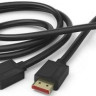 Кабель Display Port HAMA H-200699, DisplayPort (m) (прямой) - DisplayPort (m) (прямой), GOLD , 2м, черный [00200699]