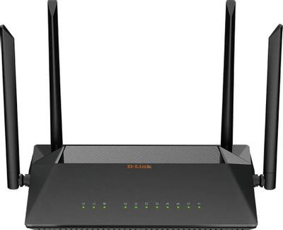 Wi-Fi роутер D-Link DSL-245GR/R1A, AC1200, VDSL2/ADSL2+, черный