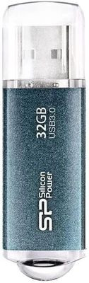 Флешка USB Silicon Power Marvel M01 32ГБ, USB3.0, синий [sp032gbuf3m01v1b]