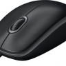 Мышь Logitech B100, оптическая, проводная, USB, черный [910-006605]