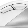 Мышь A4TECH Fstyler FG45CS Air2, оптическая, беспроводная, USB, белый и серебристый [fg45cs air2 usb (silver white)]