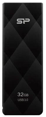 Флешка USB Silicon Power Blaze B20 32ГБ, USB3.0, черный [sp032gbuf3b20v1k]