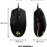 Мышь Logitech G102 LightSync, игровая, оптическая, проводная, USB, черный [910-005808]