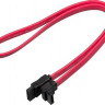Кабель SATA TL-ATA-DATA-RA, SATA (прямой) - SATA (угловой), плоский, 0.45м, красный