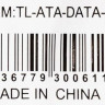 Кабель SATA TL-ATA-DATA-RA, SATA (прямой) - SATA (угловой), плоский, 0.45м, красный