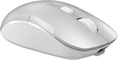 Мышь A4TECH Fstyler FB26CS Air2, оптическая, беспроводная, USB, серебристый и белый [fb26cs air2 icy white]