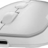 Мышь A4TECH Fstyler FB26CS Air2, оптическая, беспроводная, USB, серебристый и белый [fb26cs air2 icy white]