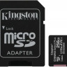 Карта памяти microSDXC UHS-I U3 Kingston Canvas Select Plus 256 ГБ, 100 МБ/с, SDCS2/256GB, 1 шт., переходник SD