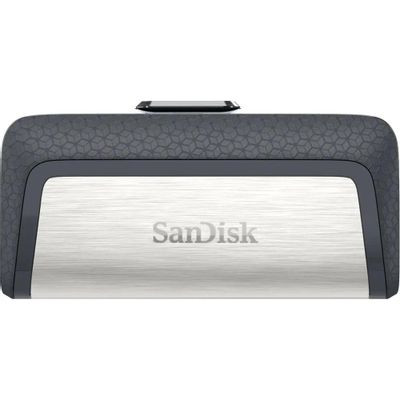 Флешка USB Sandisk Ultra Dual 128ГБ, USB3.0, серый и узор [sdddc2-128g-g46]