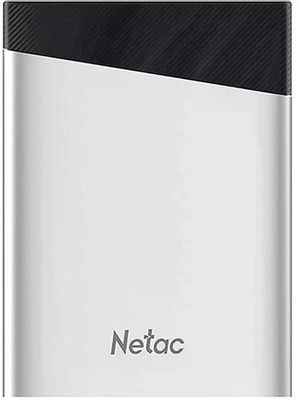 Внешний диск SSD NETAC Z6S NT01Z6S-120G-32SL, 120ГБ, серебристый