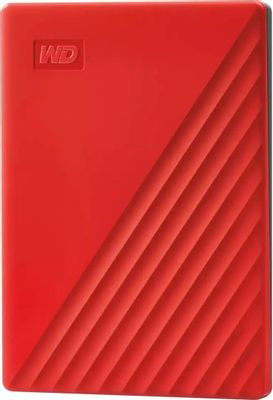 Внешний диск HDD WD My Passport WDBYVG0020BRD-WESN, 2ТБ, красный