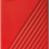 Внешний диск HDD WD My Passport WDBYVG0020BRD-WESN, 2ТБ, красный