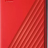 Внешний диск HDD WD My Passport WDBYVG0020BRD-WESN, 2ТБ, красный