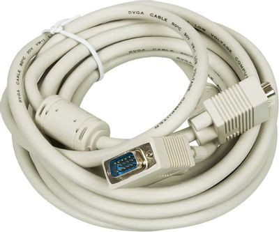 Кабель VGA VGA (m) - VGA (m), ферритовый фильтр , 5м [svga]
